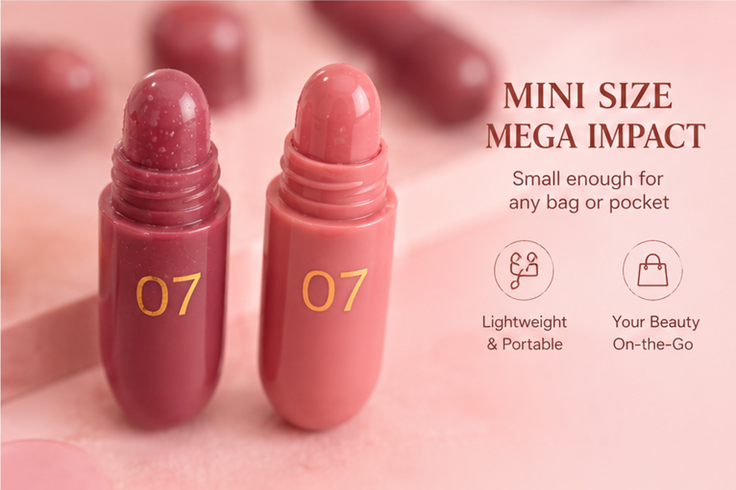 💕 Limited-Time Offer | Mini Lipstick Capsule Collection 💄 12 Shades, One Perfect Bag