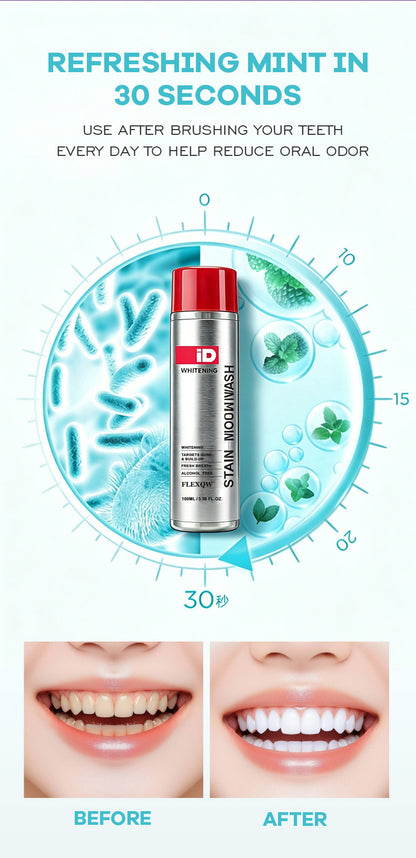 🔥 Limited-Time Sale | 30-Second Stain-Care Mouthwash – Fresh Breath & Brighter Smile